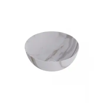 Umywalka nablatowa okrągła 32cm Lavita Reja - Wzór kamienny